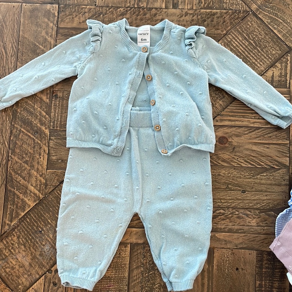 Carters sweater set 6m
